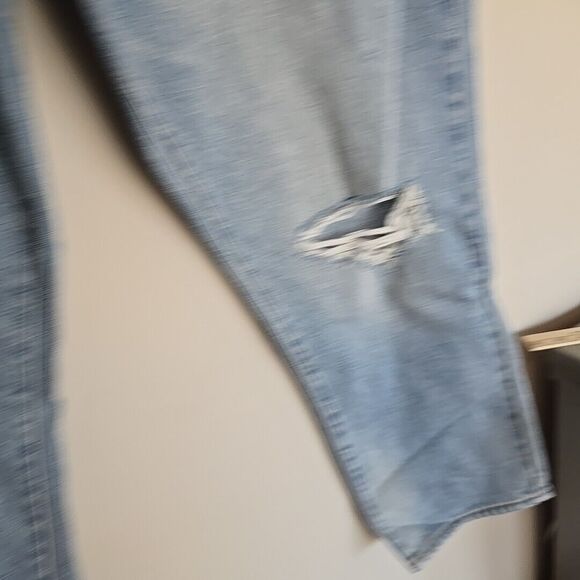 Carly Jean Topanga Jeans Los Angeles Distressed Size 1X NWT Wide Leg 90s Y2K - Picture 6 of 11